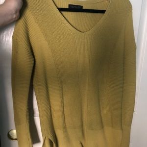 Yellow Rachel Zoe v-neck sweater